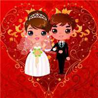 结婚头像一男一女