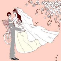 结婚头像一男一女