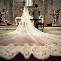 结婚头像一男一女分开