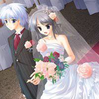 结婚头像情侣动漫图片