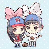 结婚头像情侣动漫图片