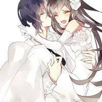 结婚头像情侣动漫图片