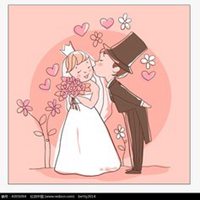 结婚头像情侣动漫图片