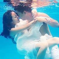 结婚头像情侣婚纱礼服