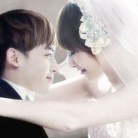 结婚头像情侣婚纱礼服