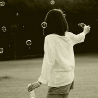 背影头像女生唯美漂亮短发