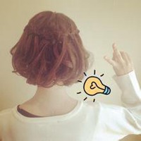 背影头像女生唯美漂亮短发