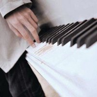 钢琴头像唯美图片