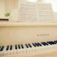 钢琴头像唯美图片