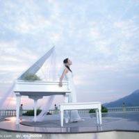 钢琴头像唯美图片