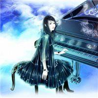 钢琴头像图片头像女生