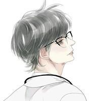 高傲帅气眼镜头像