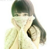 高领毛衣遮脸头像女