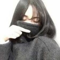 高领毛衣遮脸头像女