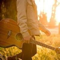 黄昏头像男生背影