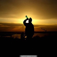 黄昏头像男生背影