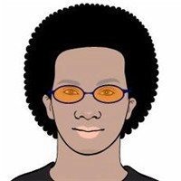 黑人头像搞怪图片