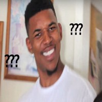 黑人露出白牙齿微笑头像