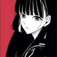 黑暗头像女生二次元