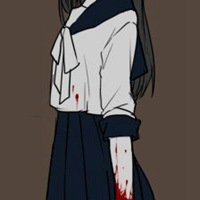 黑暗头像女生二次元