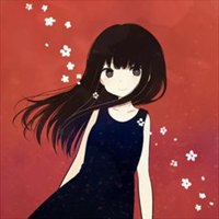 黑暗头像女生二次元