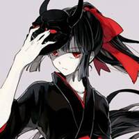 黑暗头像女生二次元