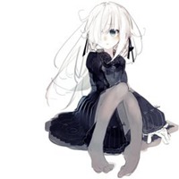 黑暗头像女生二次元