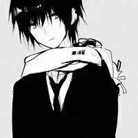 黑白孤傲高冷男生头像