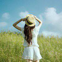 冷漠头像女生背影图片