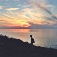 冷漠头像男生背影图片