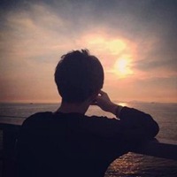 冷漠头像男生背影图片