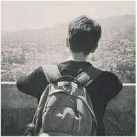 冷漠头像男生背影图片