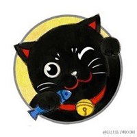 卡通招财猫头像图片