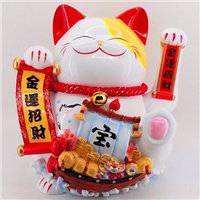 卡通招财猫头像图片