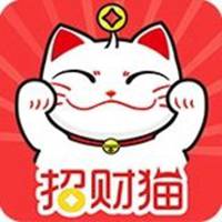卡通招财猫头像图片