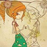 双子座头像女生带字