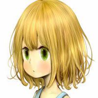 可爱短发头像卡通