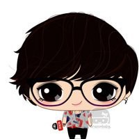 可爱短发头像卡通