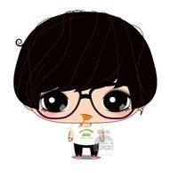 可爱短发头像卡通