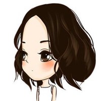 可爱短发头像卡通