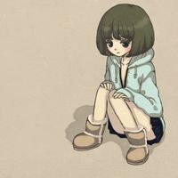 可爱短发头像卡通