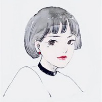 可爱短发头像卡通