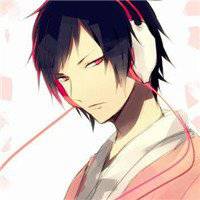 听歌头像动漫图片