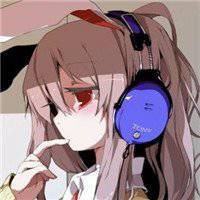 听歌头像动漫图片