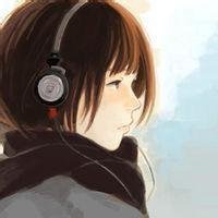 听歌头像动漫图片