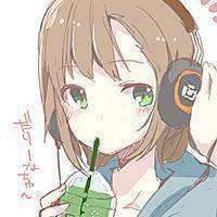 听歌头像动漫图片