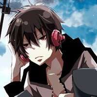 听歌头像动漫图片