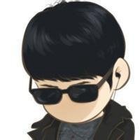 墨镜头像男卡通