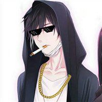 墨镜头像男卡通