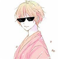 墨镜头像男卡通